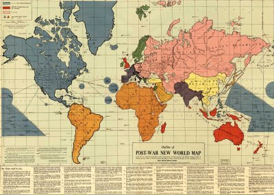 Новый Мировой Порядок, каким его представляли в 1942 году в США.