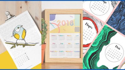 24 потрясающих дизайнов календарей для вдохновения
