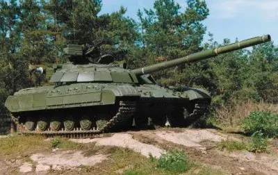 Трофейный танк Булат на вооружении ополчения ЛНР