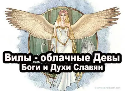 Боги и Духи Славян: Вилы - облачные Девы