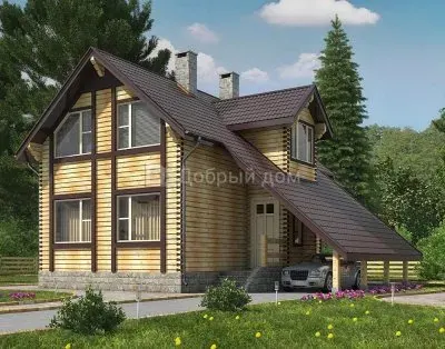 Брусовый дом - семейный очаг мечты