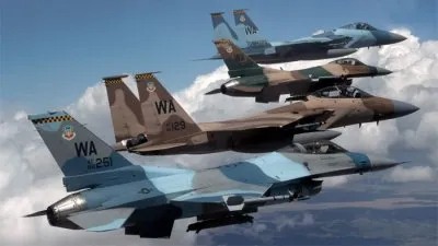 F-16 на подлёте к Курску и Белгороду