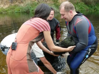 Уникальная находка для Славянского мира: Со дна реки подняли древнего идола