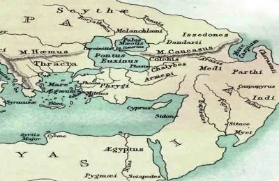 О значении географических терминов на древних картах: Азия, Тартария, Хамия, Греция, Эллада