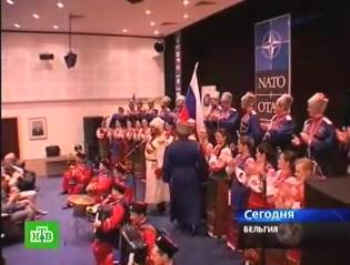 Кубанские казаки захватили штаб НАТО в Брюсселе Кубанские казаки захватили штаб НАТО в Брюсселе