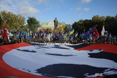 Марш украинских националистов в Киеве 