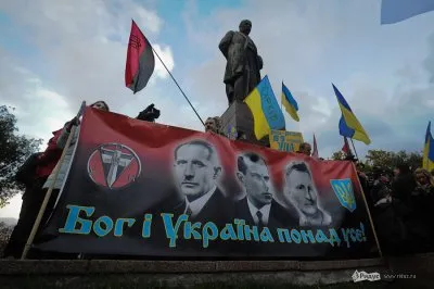 Марш украинских националистов в Киеве 