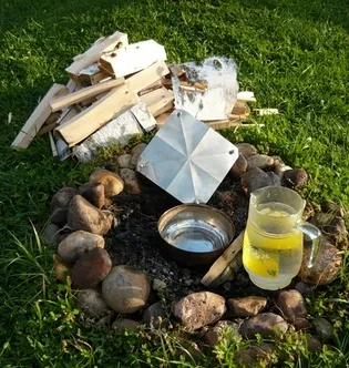 Альтернативные источники. Горящая вода, Солнечная плита