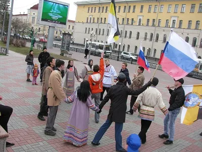 Акция Россия - и для Русских тоже! прошла с большим успехом в Томске. Акция Россия - и для Русских тоже! прошла с большим успехом в Томске.