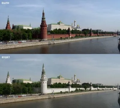 Кремль снова будет белым!