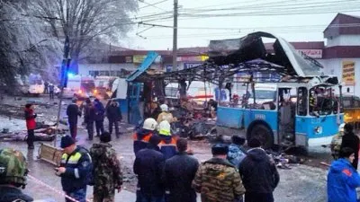 В Волгограде взорвался троллейбус