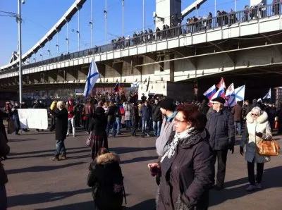 1 марта в Москве прошёл митинг в поддержку жителей Новороссии и Таврии: Русские за Русских