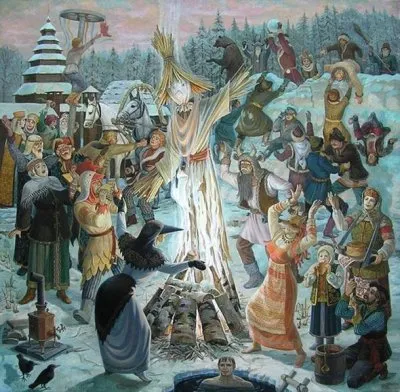 С праздником весеннего равноденствия! С Комоедицей - Масленицей!