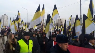 Колонна за Новороссию на Русском марше 2014 (фоторепортаж)
