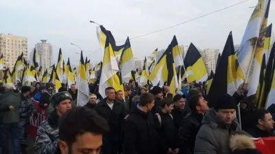 Колонна за Новороссию на Русском марше 2014 (фоторепортаж)