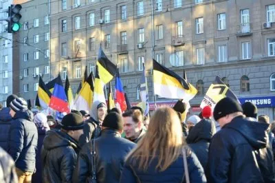Колонна за Новороссию на Русском марше 2014 (фоторепортаж)