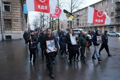 Марш против этнопреступности в Санкт-Петербурге