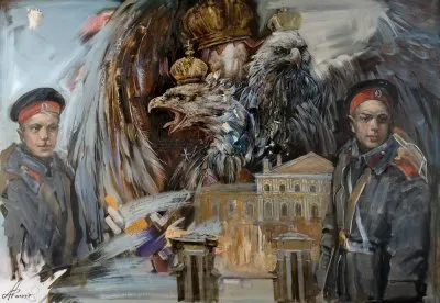 Памяти Ледяного похода 1918 г. Картины Андрей Ромасюкова. От сердца к солнцу!