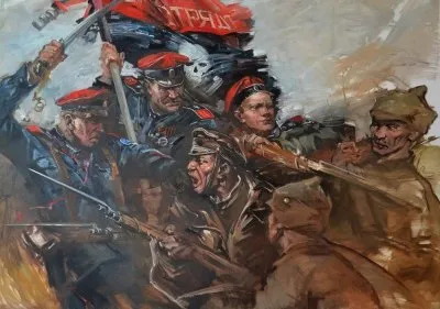 Памяти Ледяного похода 1918 г. Картины Андрей Ромасюкова. От сердца к солнцу!