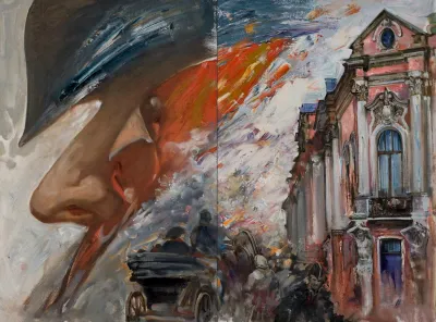 Памяти Ледяного похода 1918 г. Картины Андрей Ромасюкова. От сердца к солнцу!