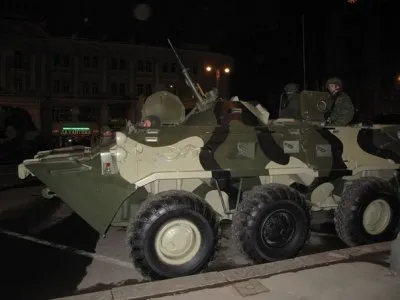 В Москву ввели бронетехнику