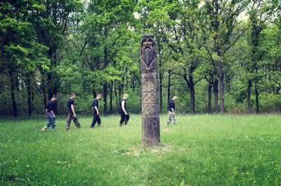 Посещение капища в Донецке