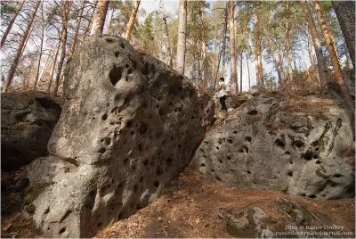 Древние останцы. Каменный лес в Самарской Области