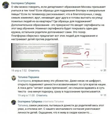 Родители против использования TikTok в образовании